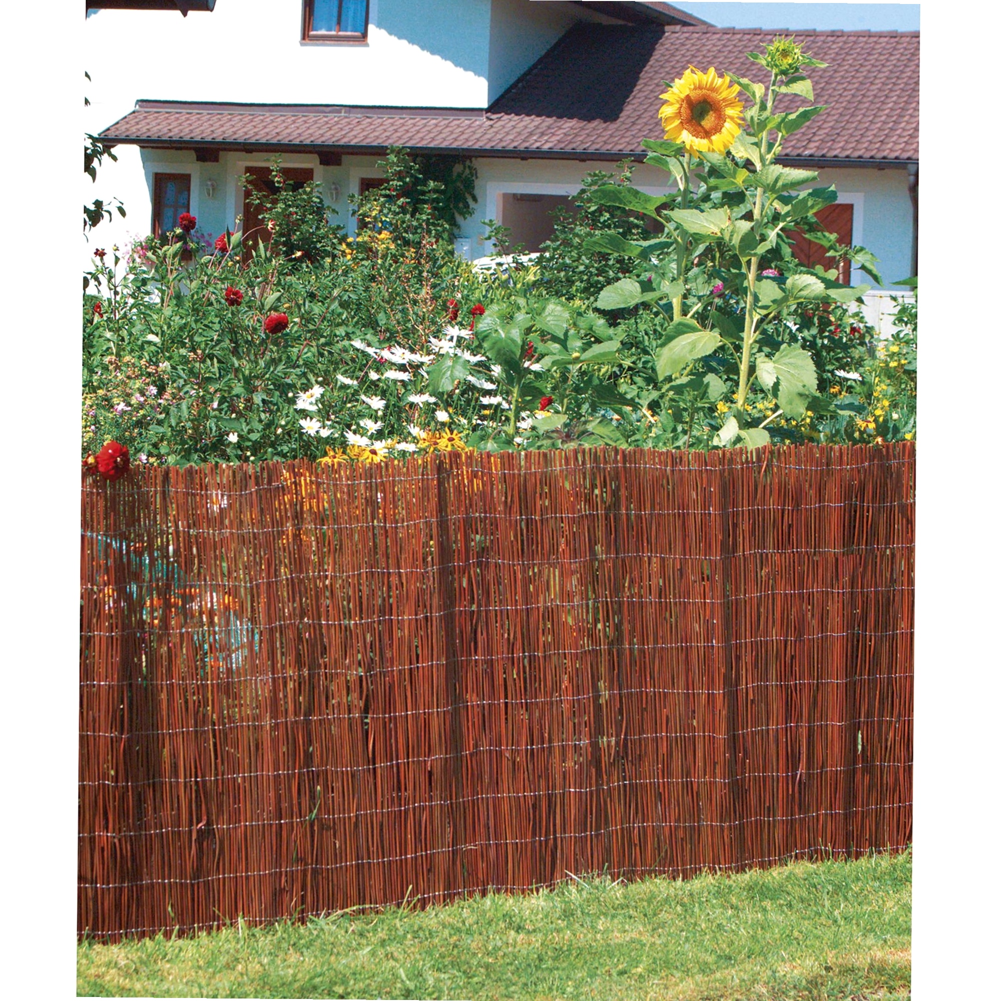 Windhager Braun Sichtschutzzaunmatten "Inaka, Verkleidung Für Garten, Balkon Und Terrasse, 100 X 300 Cm", Beige (Natur), H:100cm, Farn, Zaunelemente, Sic... - Image 2