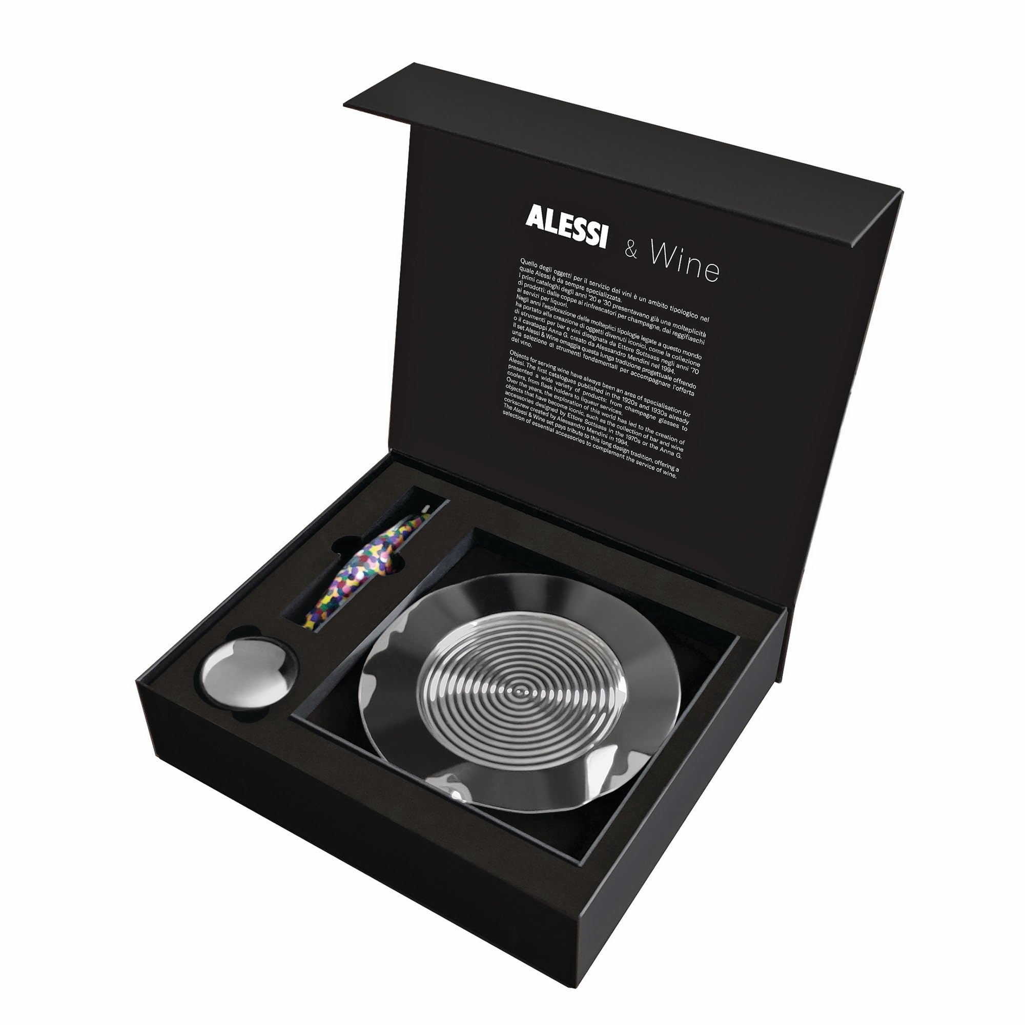 ALESSI Set de bar ALESSI+WINE 3 piezas Multicolor / Acero inoxidable multicolor