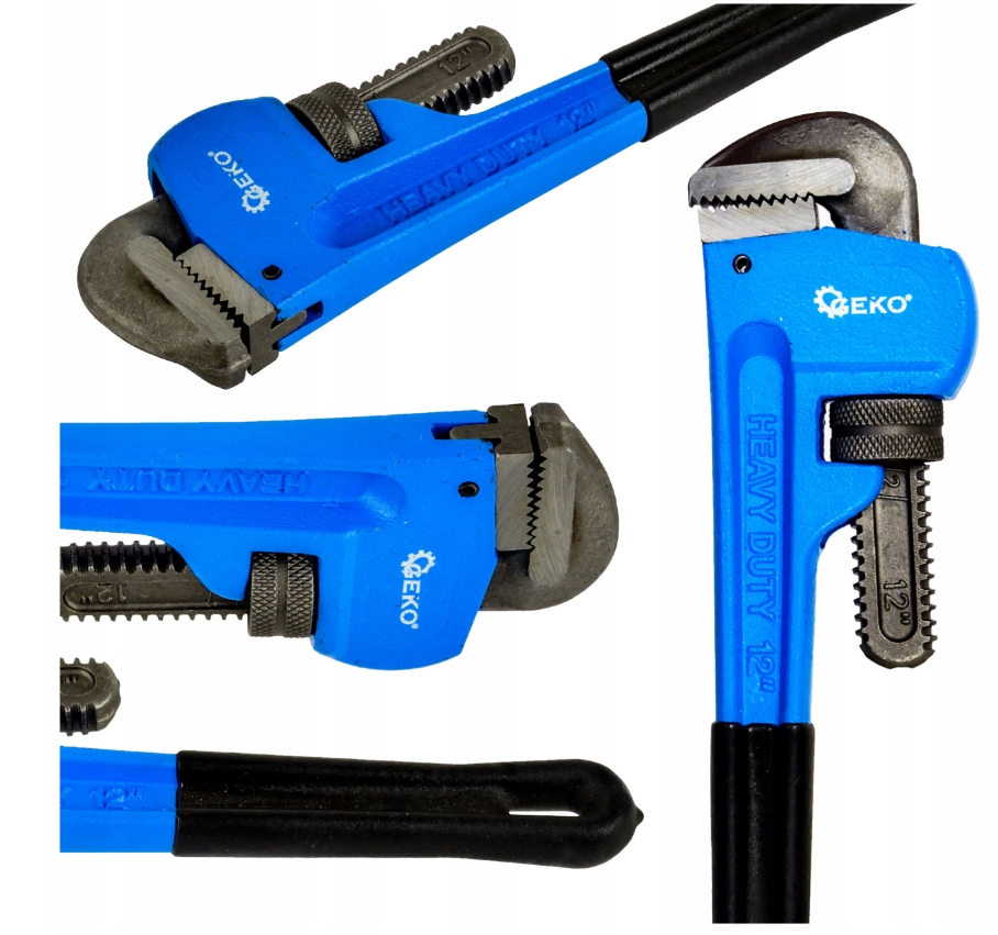 Import Geko Stillson 12" Profi Verstellbarer Gusseisen-rohrschlüssel G01680