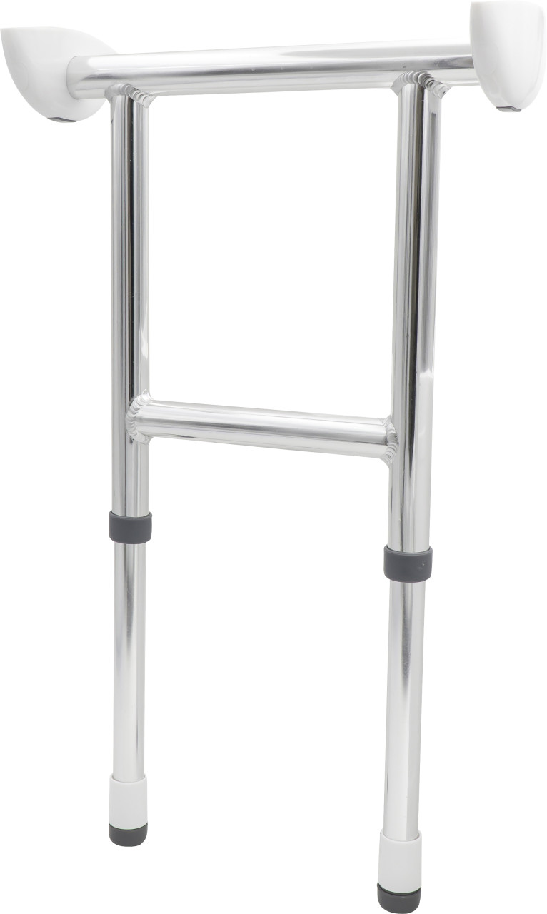 Ridder XL-Adapter für Dusch-Klappsitz Pro, chromfarben, Aluminium / PA / PE / TPR - Image 2