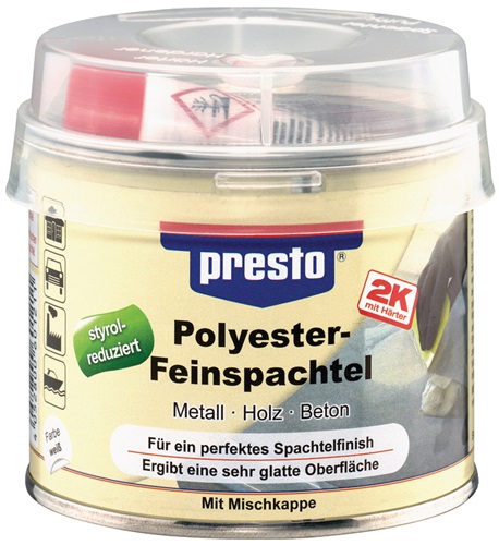 Presto 6x 250g Polyester Feinspachtel [Hersteller-Nr. 601211] - Image 4