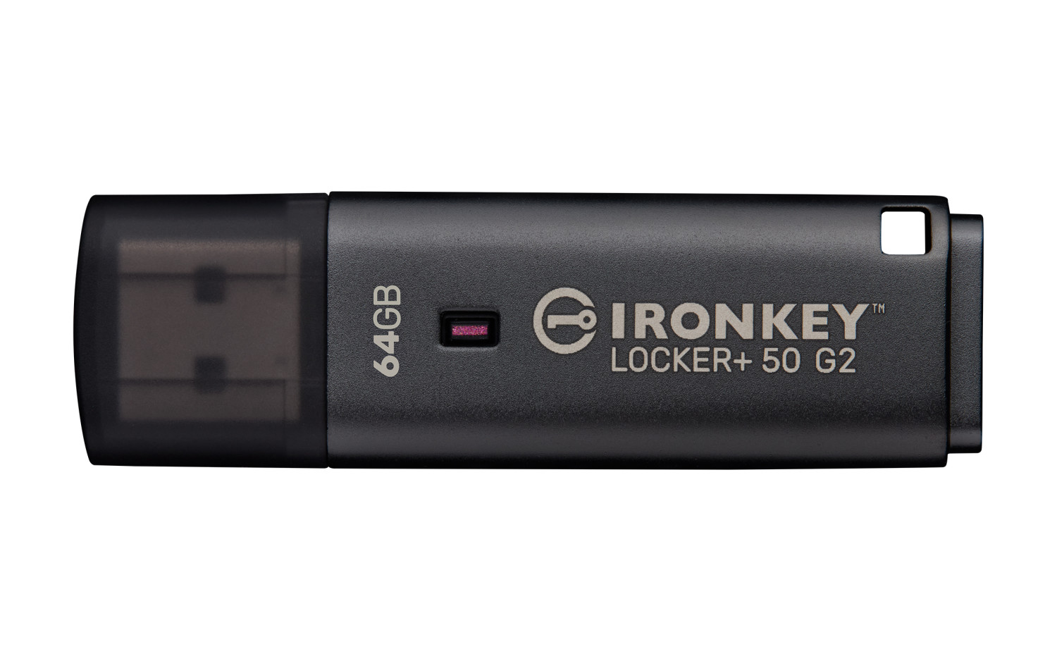 Kingston IronKey Locker 50 G2 - Schwarz - 64GB - USB-Stick - Image 3