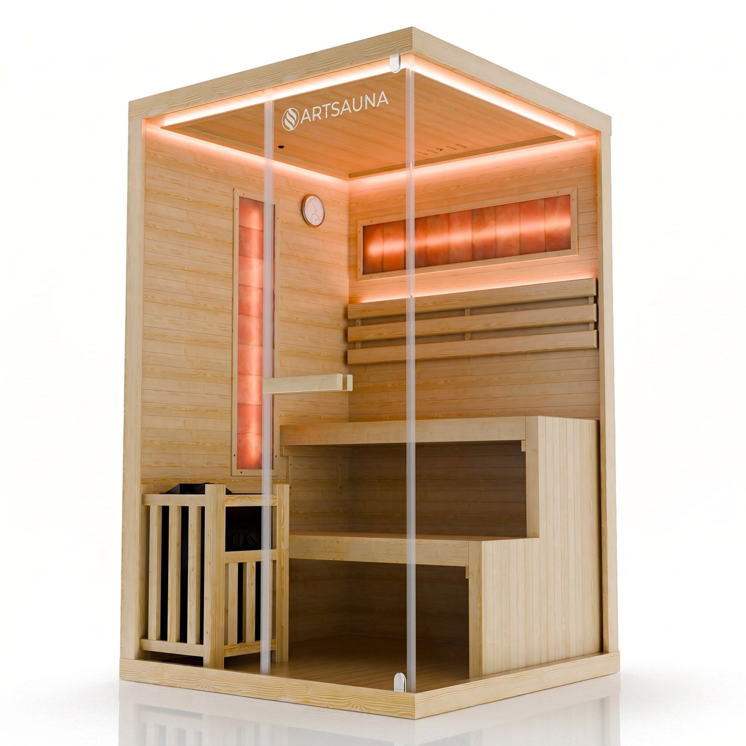 Sauna intérieur Vantaa 120 - Pierre de sel | Artsauna |