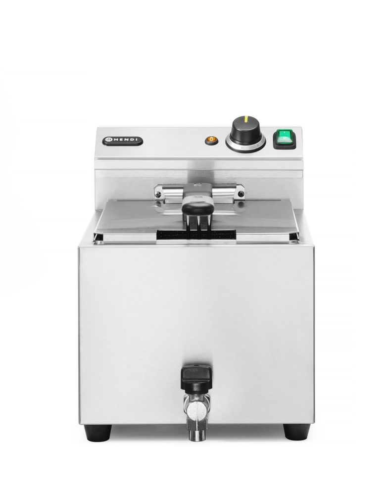 Hendi Mehrfarbig - Fritteuse Xl Profi Line Mit Ablasshahn, 10 Liter, Profi Line, 10L, 400V/6600W, 300X680x(H)420Mm - Bild 4