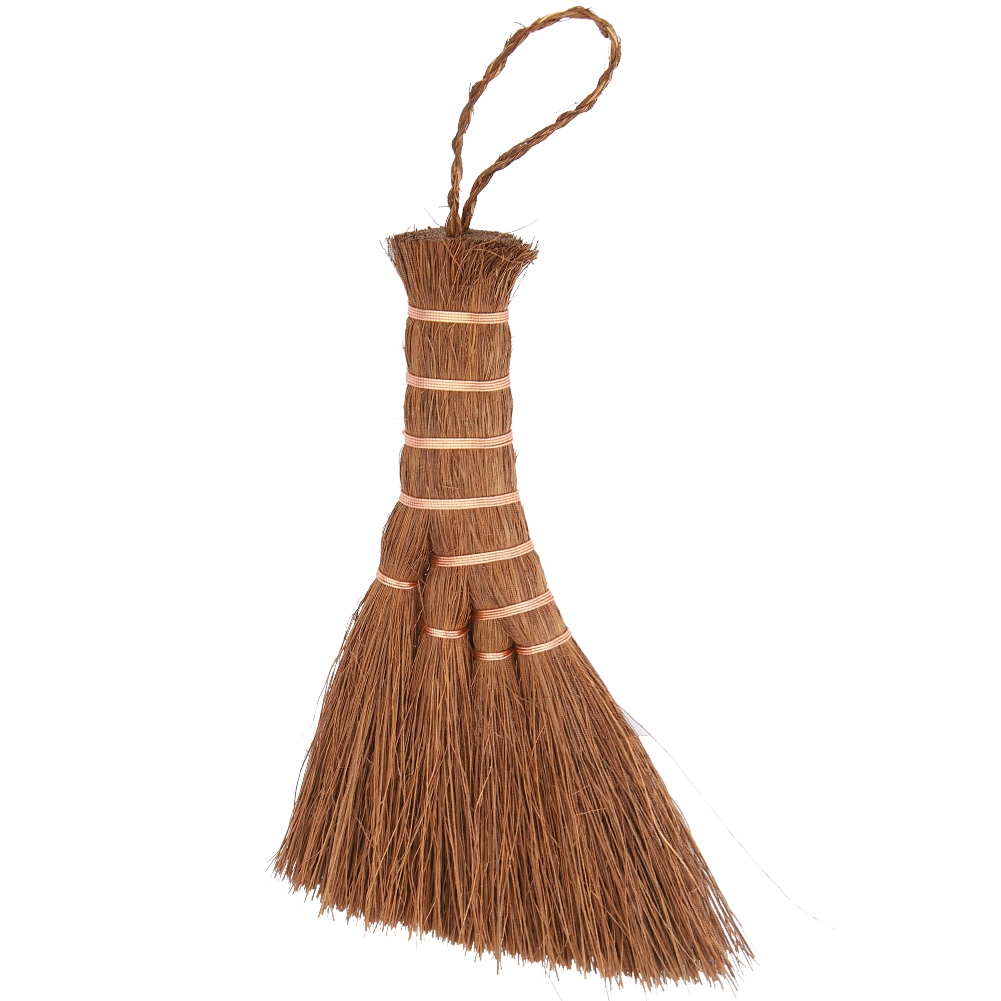 Brosse de nettoyage pour plateau à thé en fil de cuivre, 15 cm, cordon de suspension