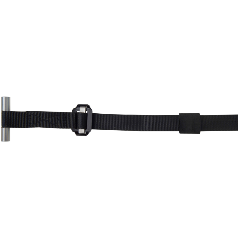 Amazonas Schwarz - T-Strap Aufhänge Set Für Alle Hängematten Baumschonend Seillänge 220 Cm (2X)