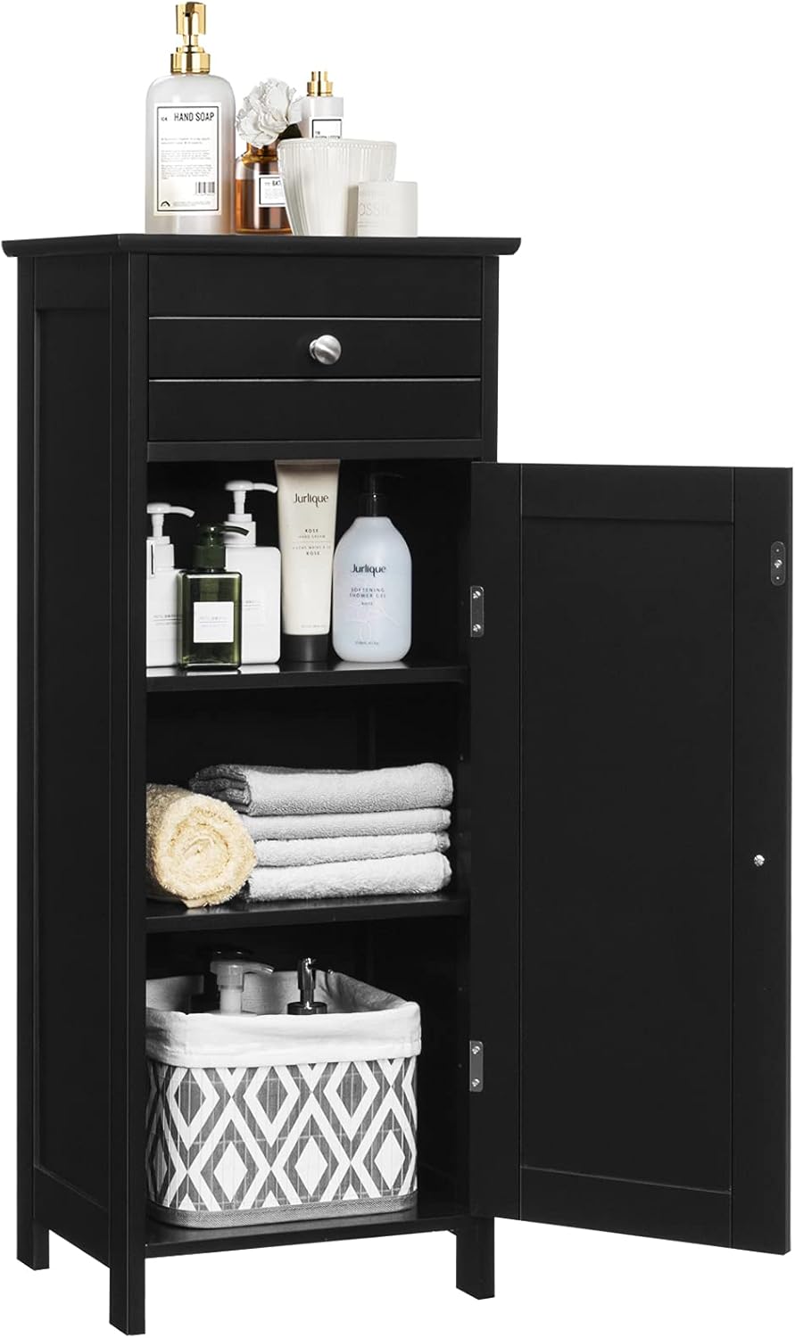 Costway - Meuble De Salle De Bain Moderne Avec 1 Porte