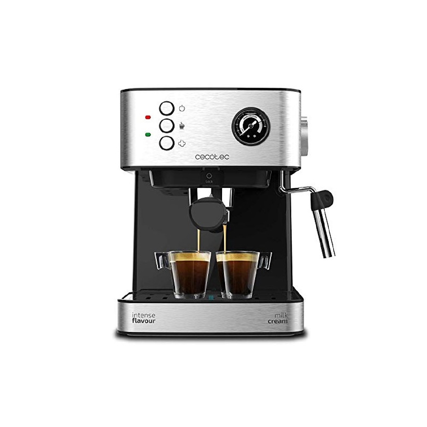Cecotec 850 W 20 bar Espressomaschine, schwarz, kompaktes Design - Bild 7