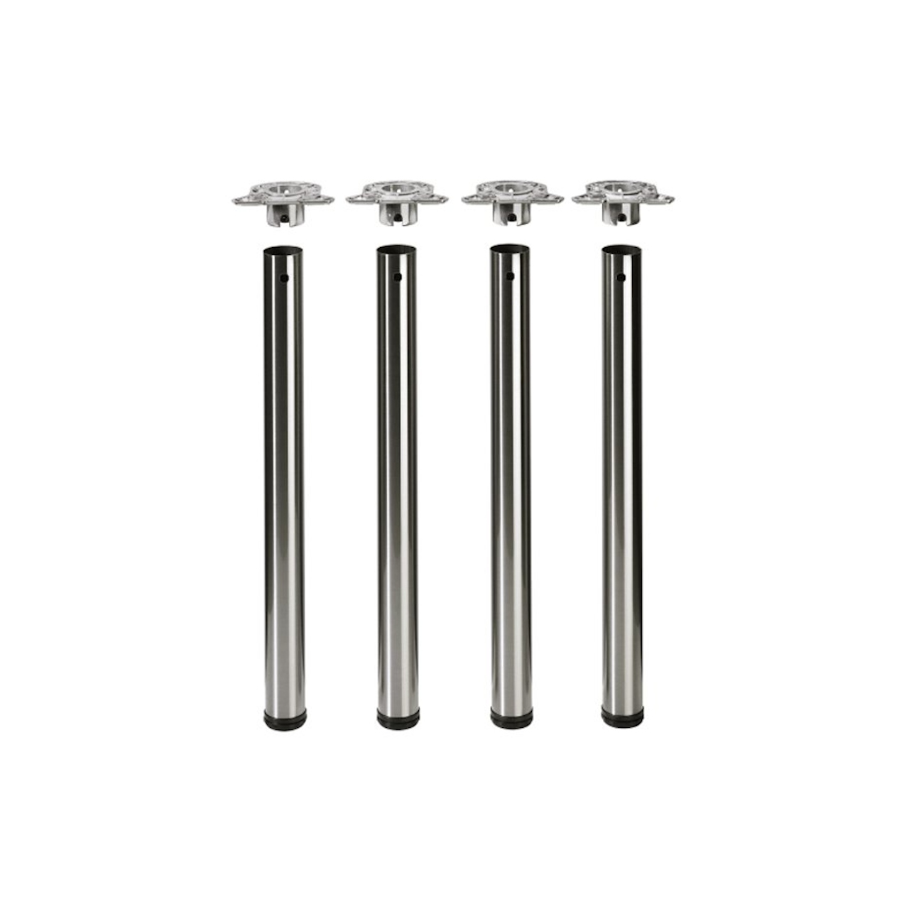 Fp Mehrfarbig - Efua Tischbein-Set Stahl 710-740Mm D=80Mm Edelstahl-Finish