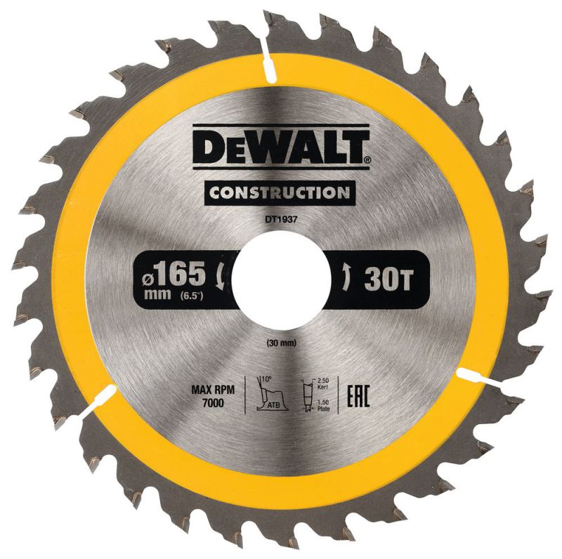 Dewalt Piła Tarcz.165x30mmx30z