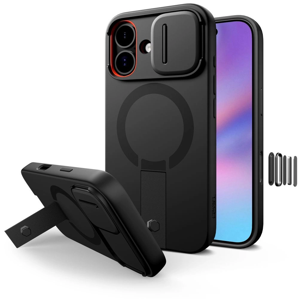 Oem Schwarz Tech-Protect Kevlar Aura Magsafe Hülle Für Iphone 17