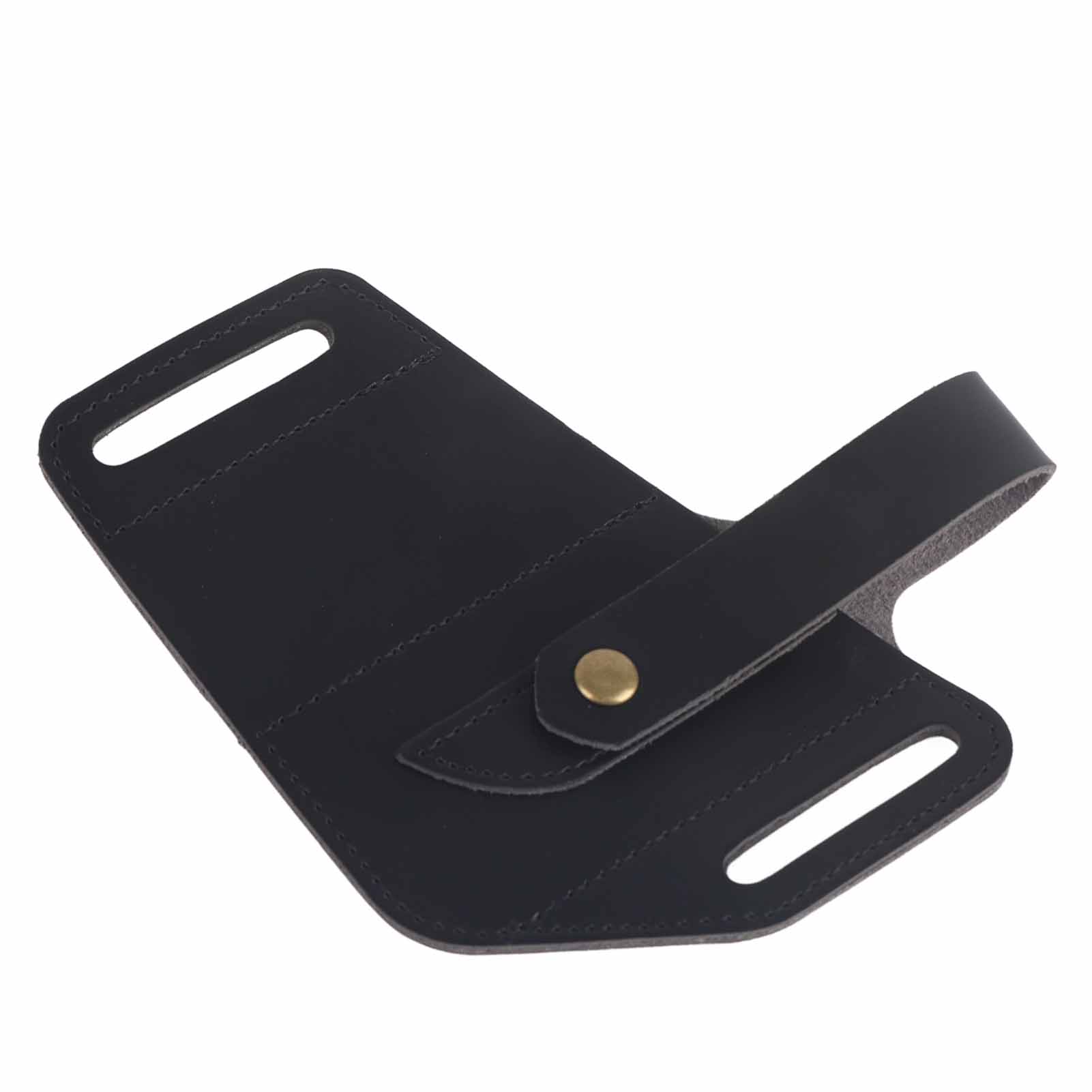 Étui de ceinture en cuir PU 15 x 14 cm pour outils EDC, poche pour ceinture 1,5 pouce
