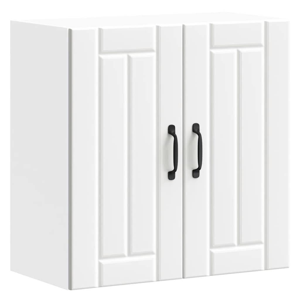 Kitchen Wall Cabinet Lucca White Engineered Wood Vidaxl