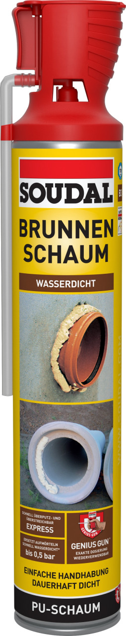 1k Brunnenschaum Genius Gun 750 Ml - Soudal
