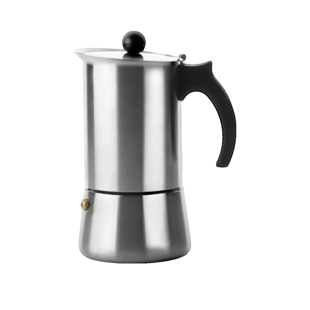 Ibili Versilbert Espressokocher Indubasic Für 6 Tassen Aus Edelstahl