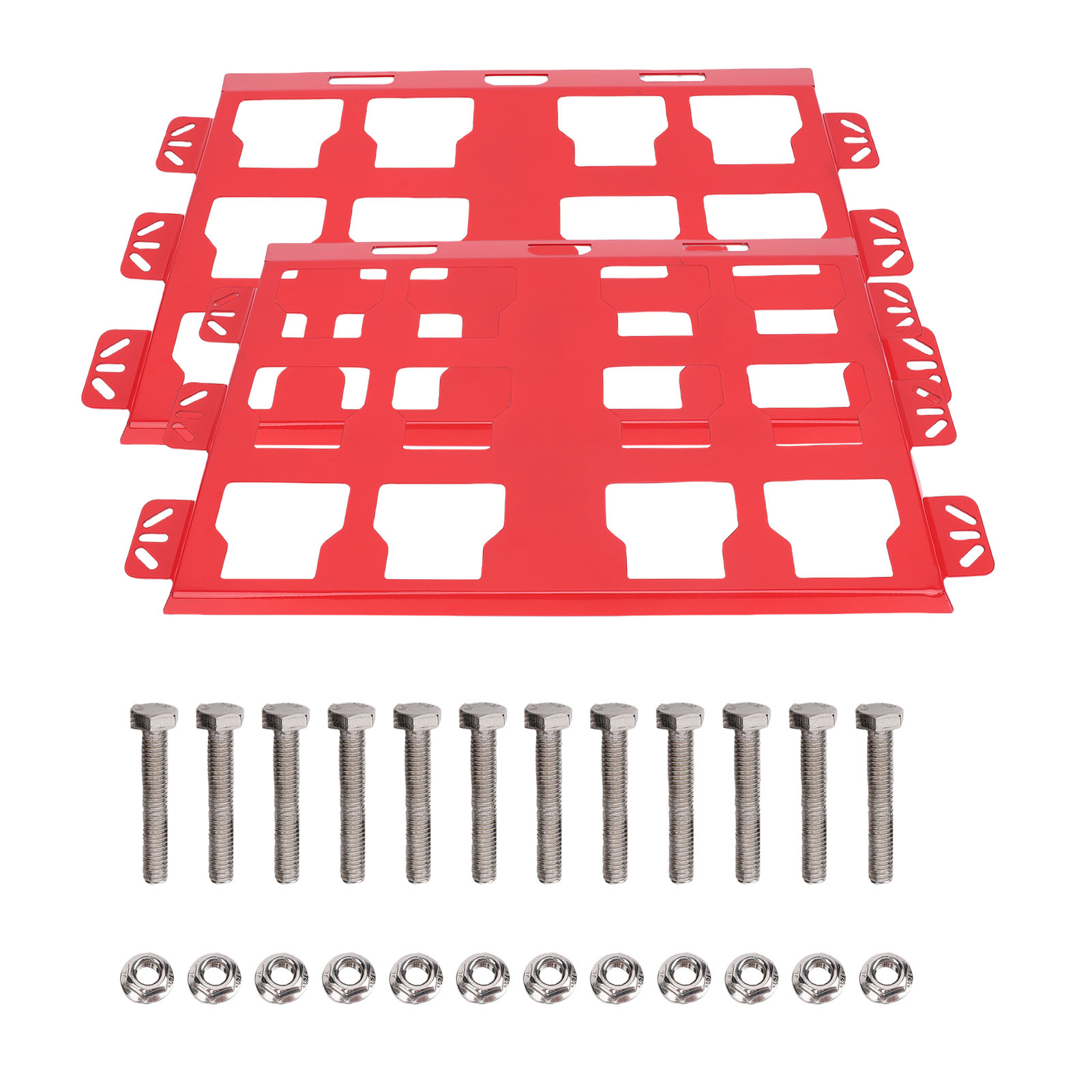 Support mural pour boîte à outils en acier allié, charge 100 lb, mécanisme de verrouillage, lot de 2