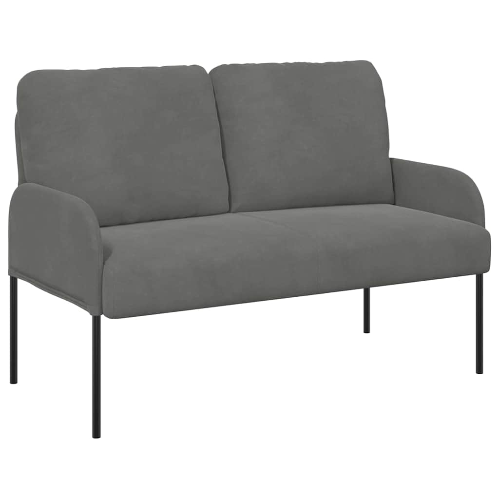 Sofas With Cushion 110cm Dark Grey Plywood Vidaxl
