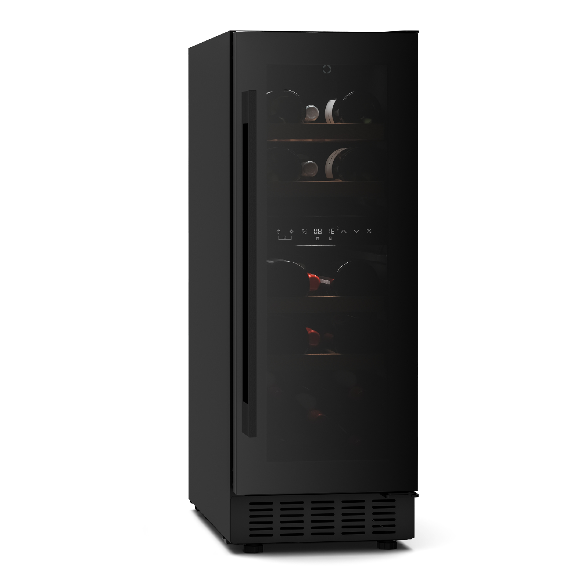 Klarstein Velaire Sottobanco Cantinetta Vino  Moderna, Elegante  Protezione Uv  Dual Zone  17 Bottiglie