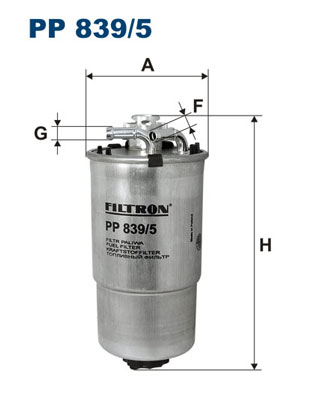 Oem Kraftstofffilter Pp839/5 Filtron