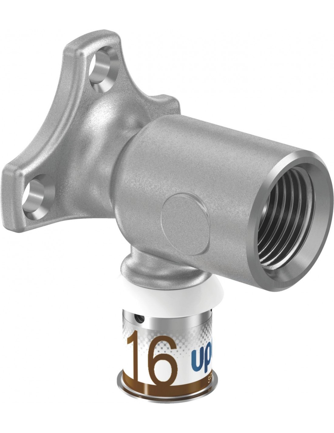 Uponor Versilbert S-Press Plus Wandscheibe 20-Rp1/2"Ft