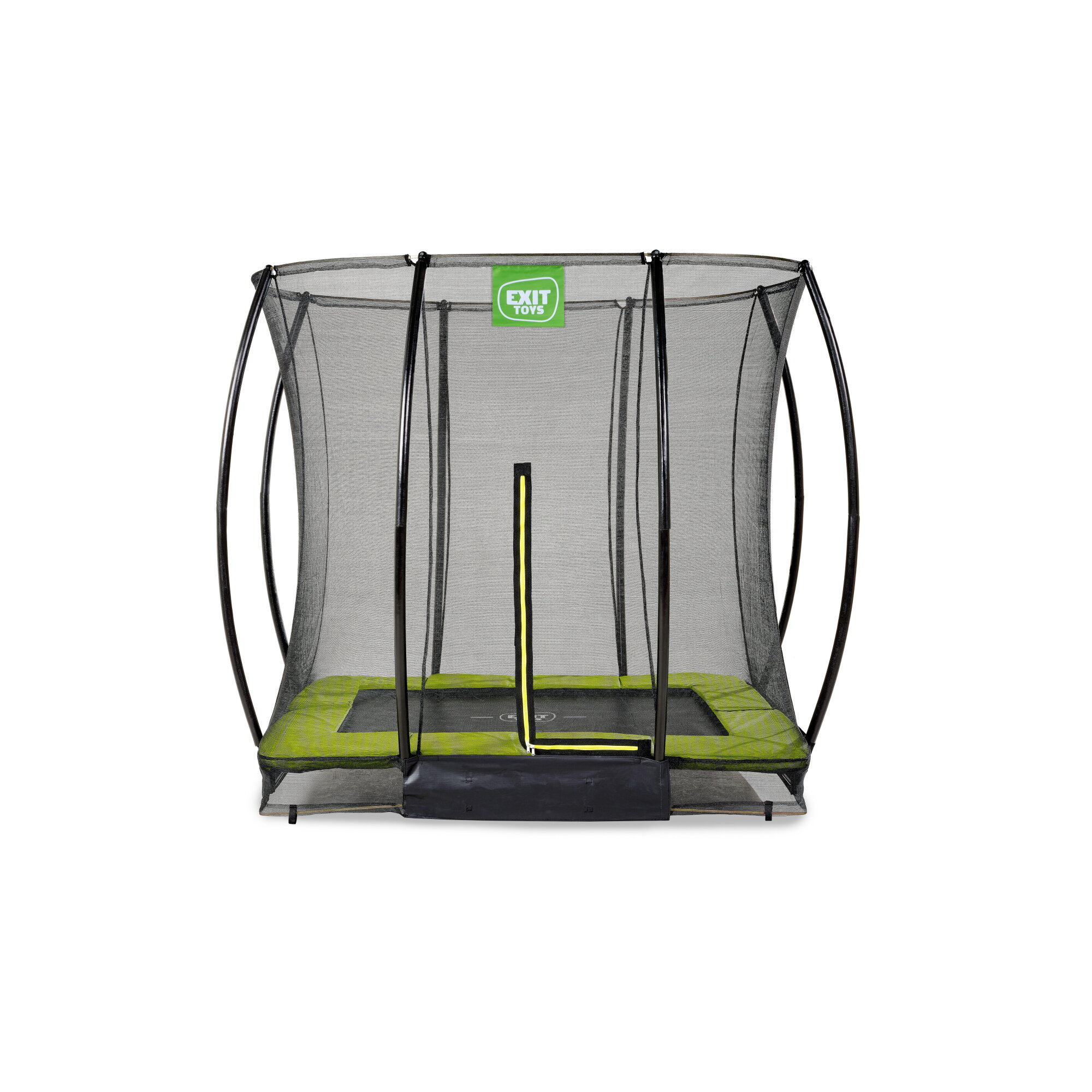 Exit Silhouette Bodentrampolin mit Sicherheitsnetz 153 x 214 cm grün - Bild 3