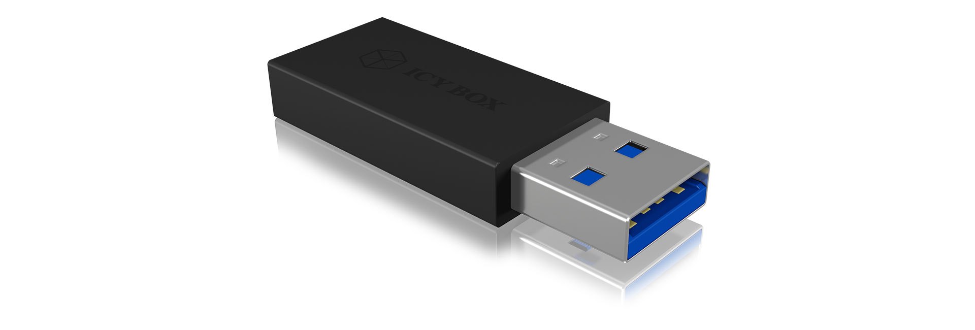 Raidsonic Usb-Adapter - Ib-Cb015 - Usb-C (F) Zu Usb Typ A (M) - Usb 3.1 Gen2 - Schwarz - Bild 6
