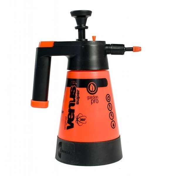 Kwazar Orange Venus Super 360 Drucksprühgerät, Fassungsvermögen 1 L - Kw 201200031