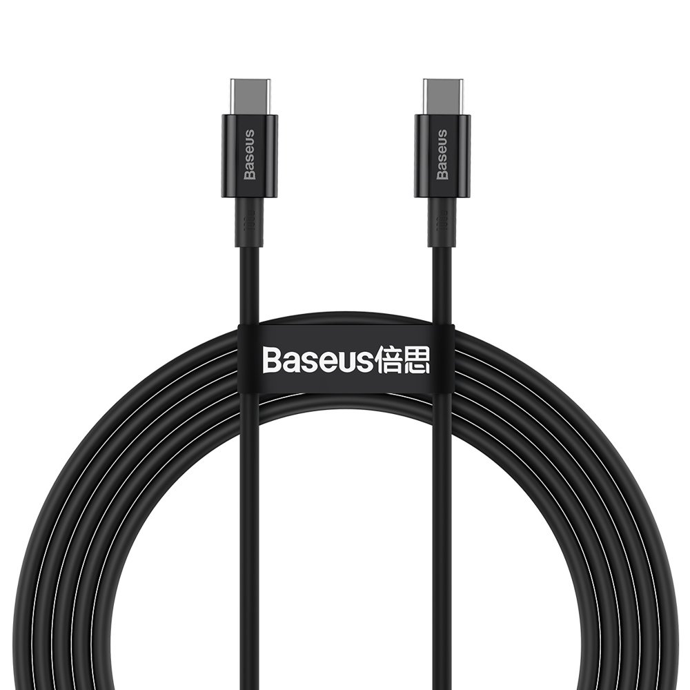 Baseus Schwarz Superior Series Usb-C Auf Usb-C Kabel 100W 2M | - Bild 5