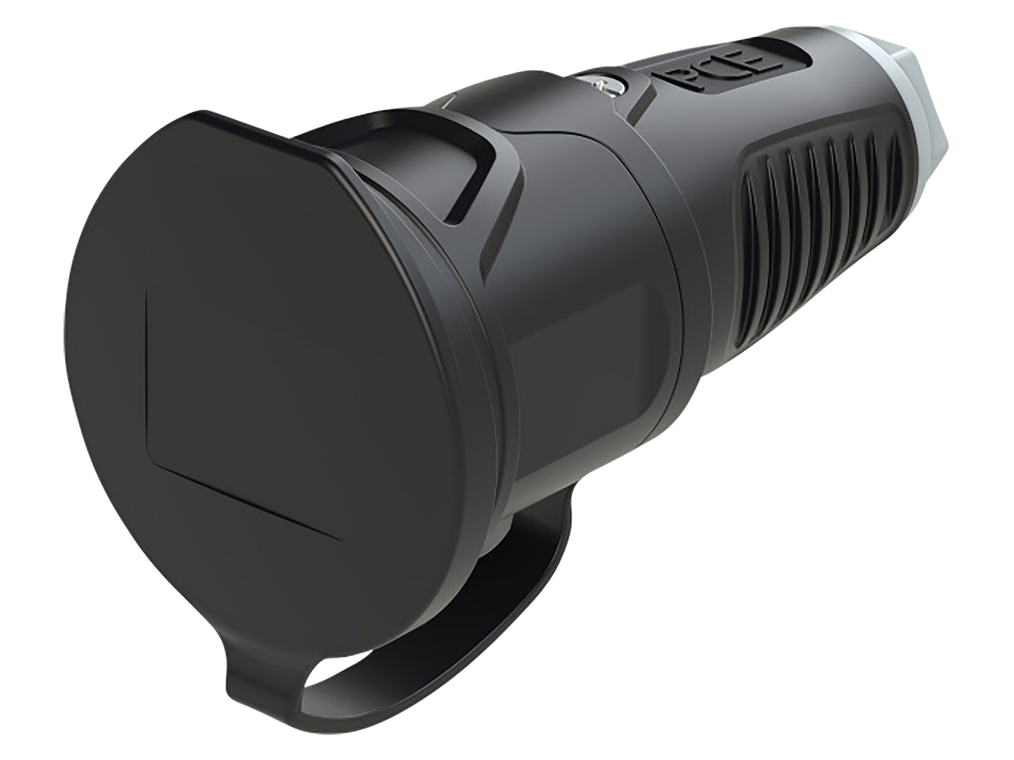 Pce Schwarz/Grau Netzstecker + Netzkupplung, Taurus2 Gummi-Kupplung Db Nat Ip54 2511-Sdg - Bild 3