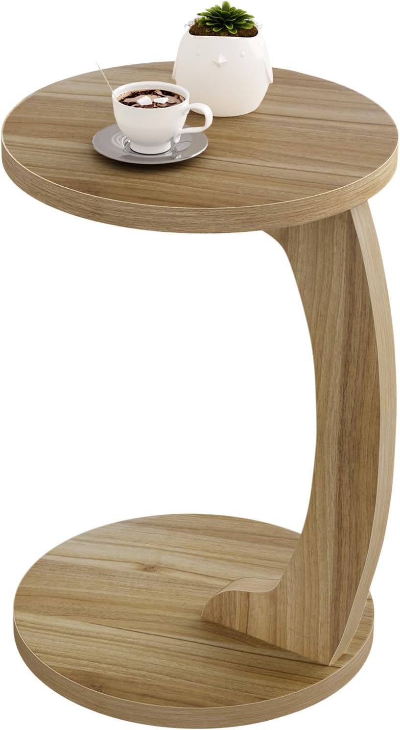 Woltu - Table D'Appoint, Table Basse Ronde