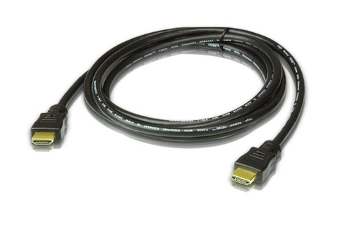 Aten HDMI High Speed mit Ethernet Kabel (2 m), Videokabel, Schwarz - Bild 4