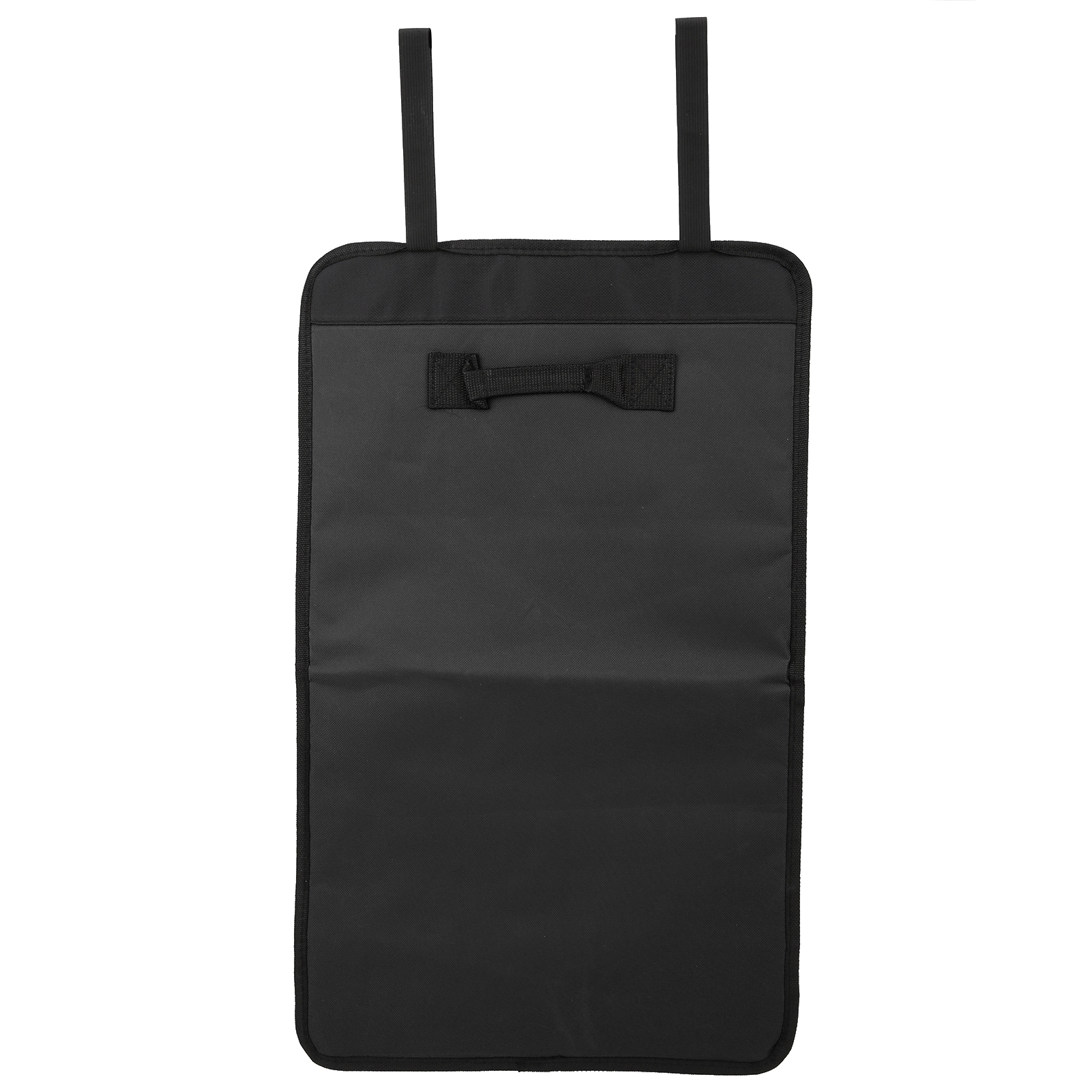 Sacoche à outils pliante avec poches, polyester noir, fixation murale, 1 pièce