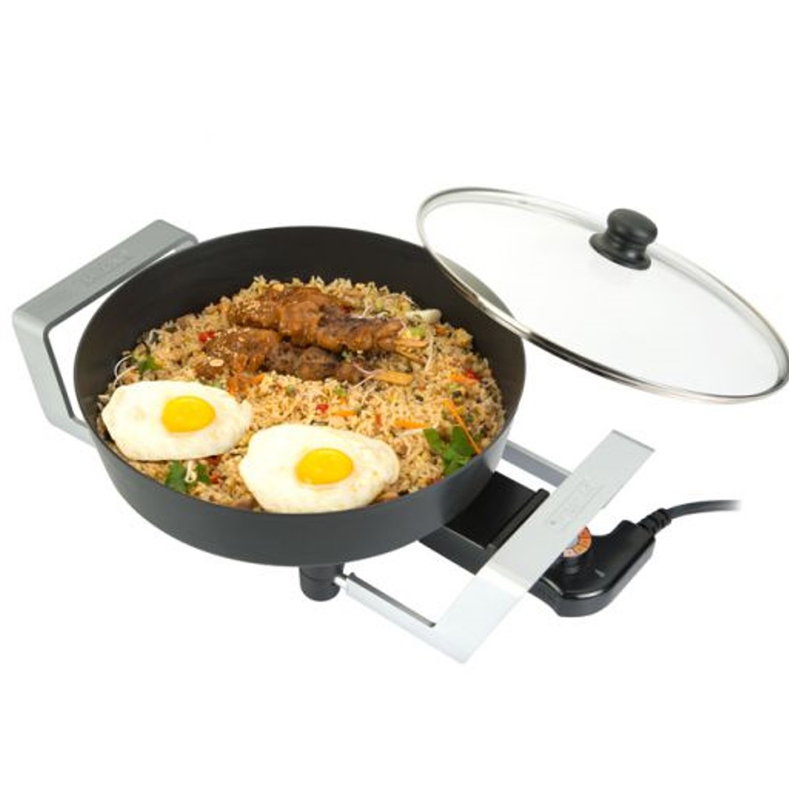 Bourgini Schwarz/Silber Classic Magic Multi Pan Deluxe, Tischgrill, - Image 3