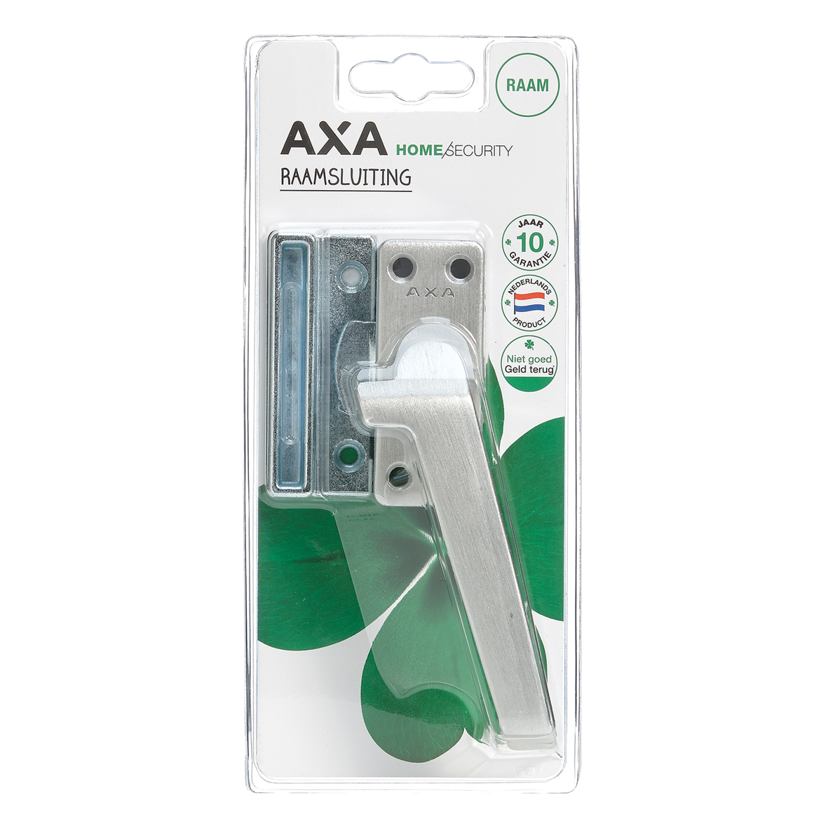 Axa Fensterverriegelung - Modell 3302 - Fenstergriff - Nicht Abschließbar - Rechts Nach Außen Drehend - Grau