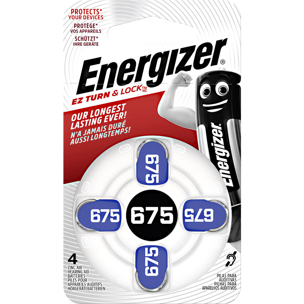Energizer Hörgerätebatterie 675 4 St Batterien - Bild 3