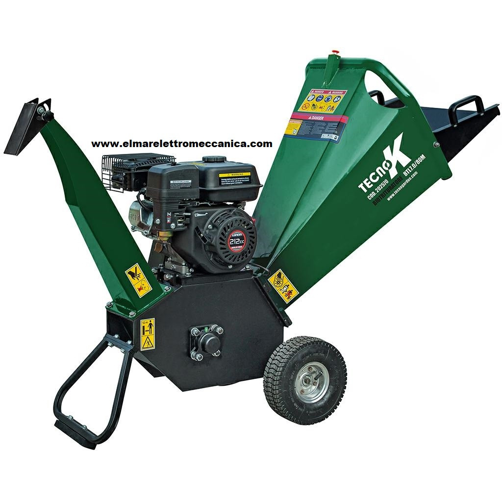 Tecnok Btl7.0/80m Biotrituratore Loncin 6.5 Hp Taglio 80 Mm ALTRO