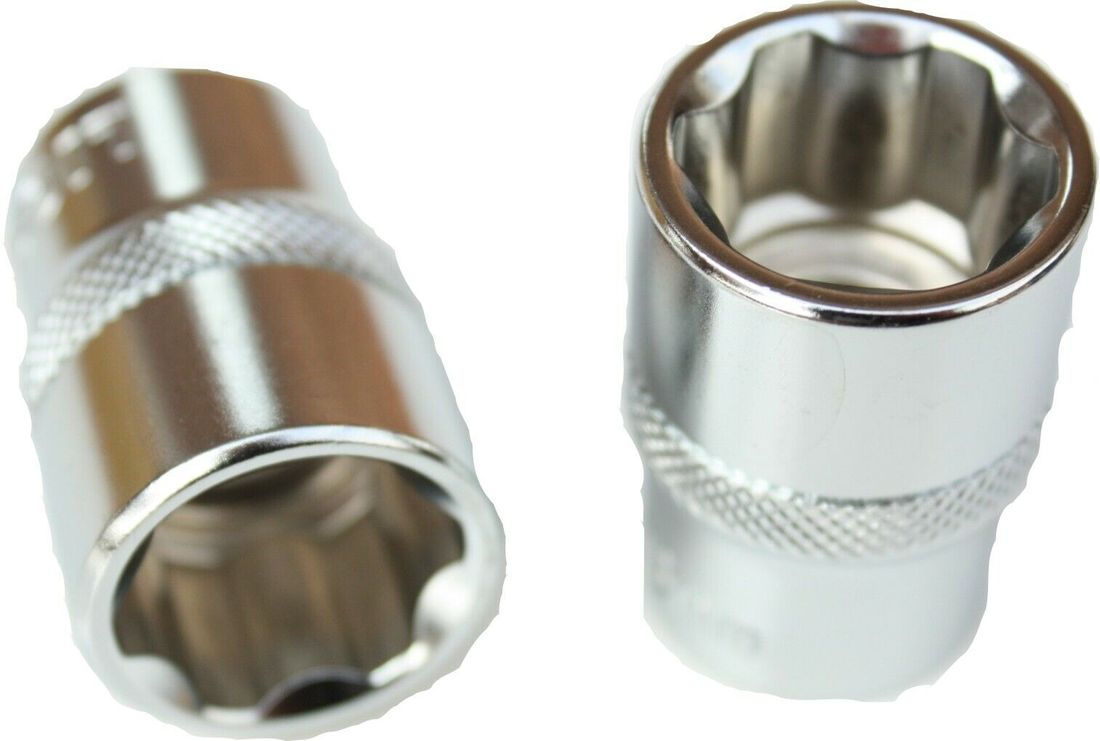Boni-Shop® Stecknuss 34mm, 1/2 Zoll, Kurz, Crv Super Lock