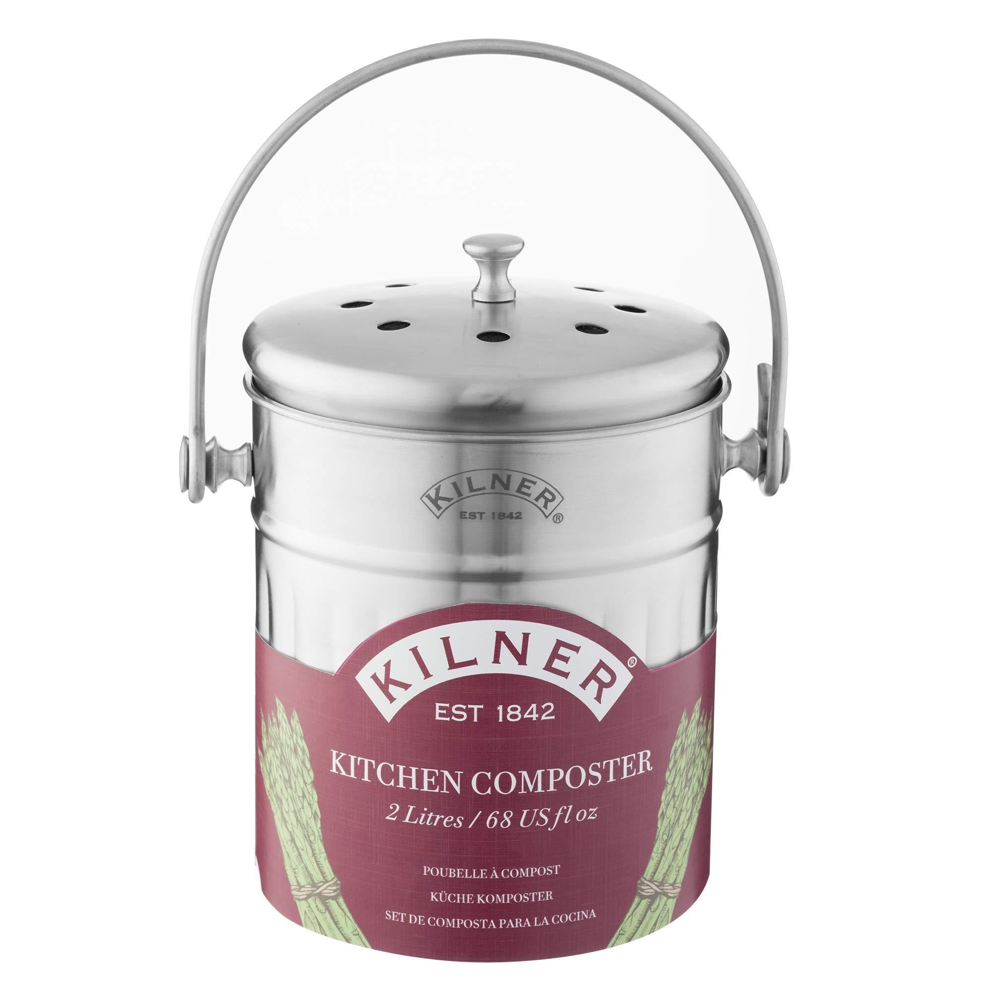 Kilner Silber Komposteimer, Abfalleimer, - Image 2