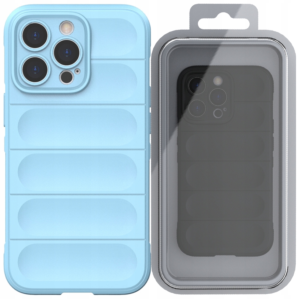 Oem Himmelblau Magic Shield Case Iphone 13 Pro Flexible Panzerhülle Hellblau