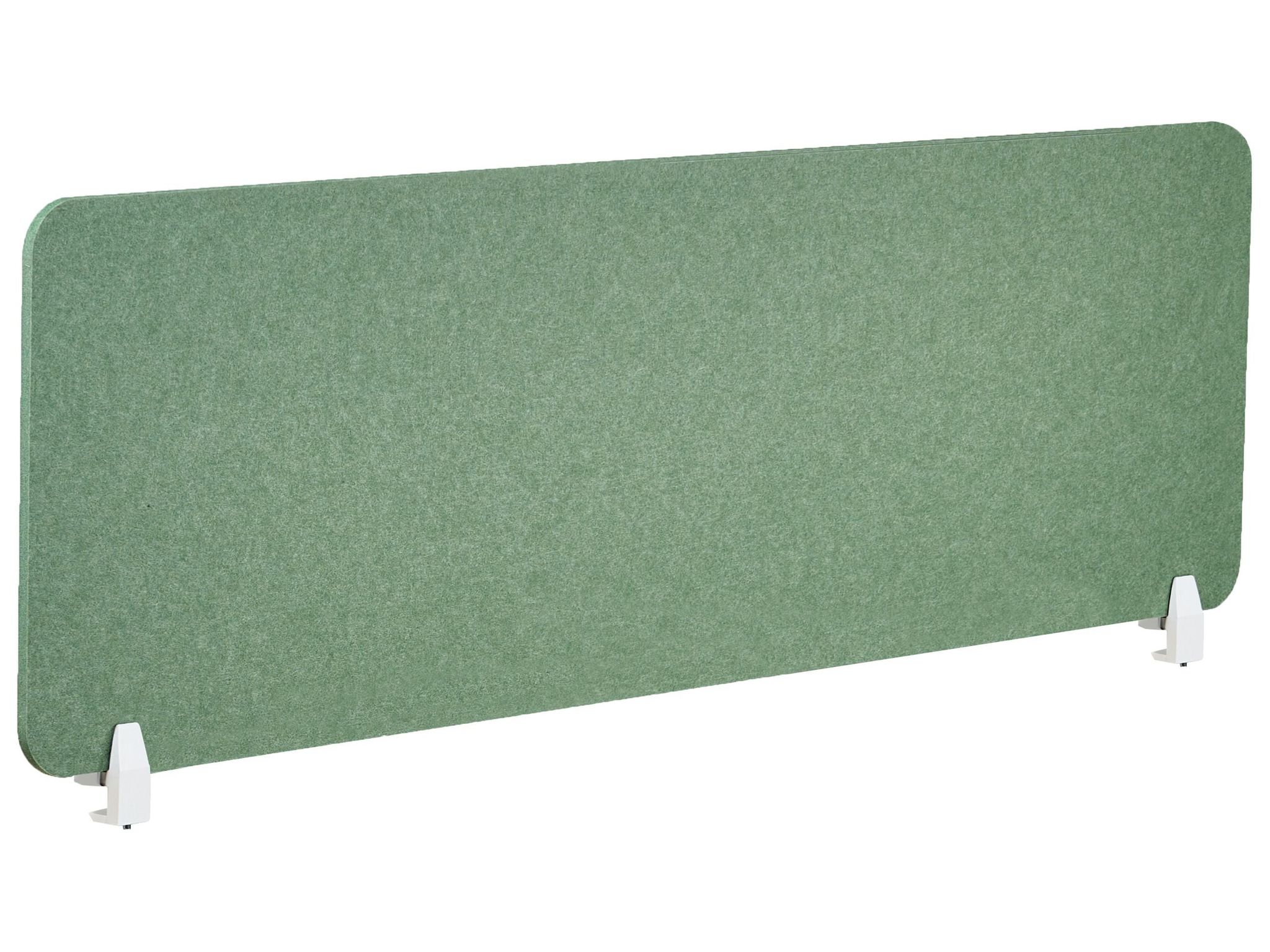 Beliani Desk Screen 160 X 50 Cm Green Split