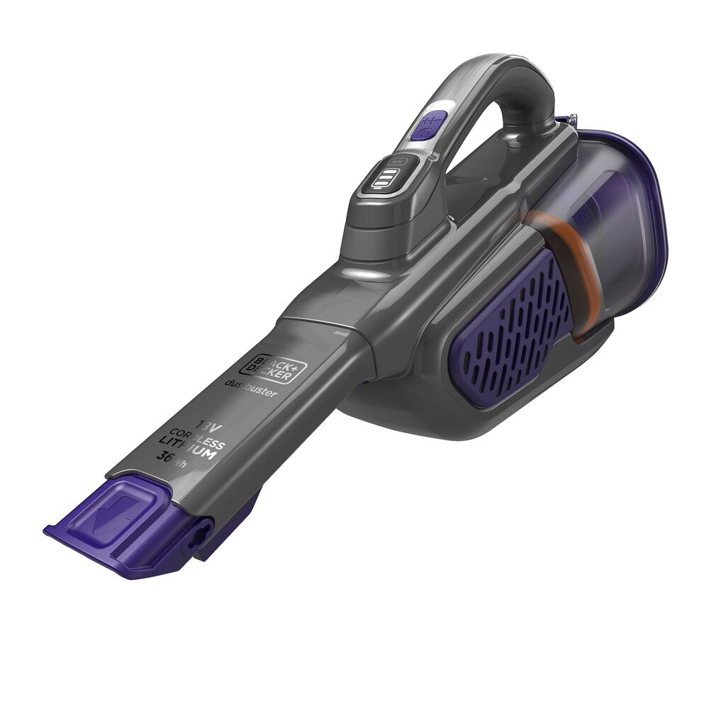 BLACK+DECKER BHHV520BFP Handstaubsauger Titanium/Silber/Violett Akku - Bild 5