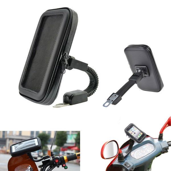 Topolenashop Porta Cellulare Supporto Moto Bici Supporto Specchiett...