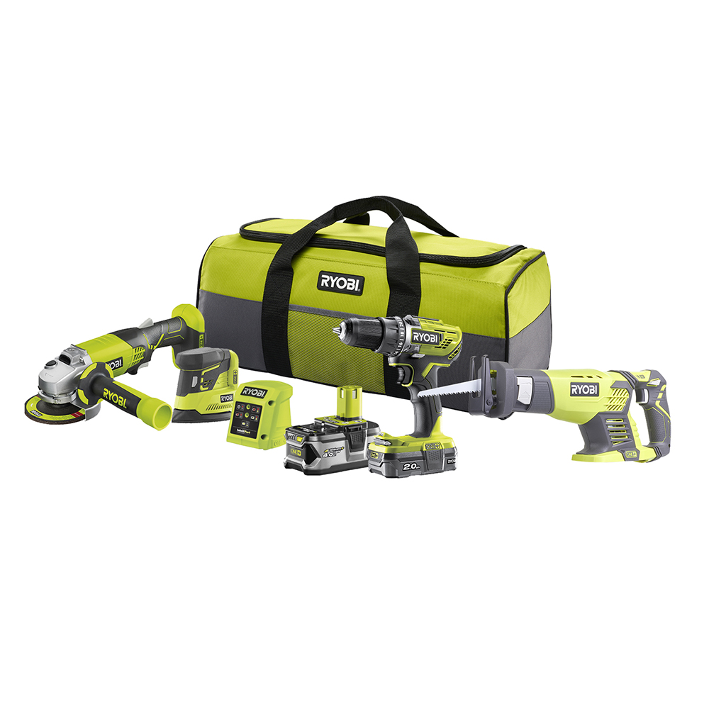 Ryobi 18V ONE+ Combo-Set R18CK4E-242S (8-teilig) - Image 3