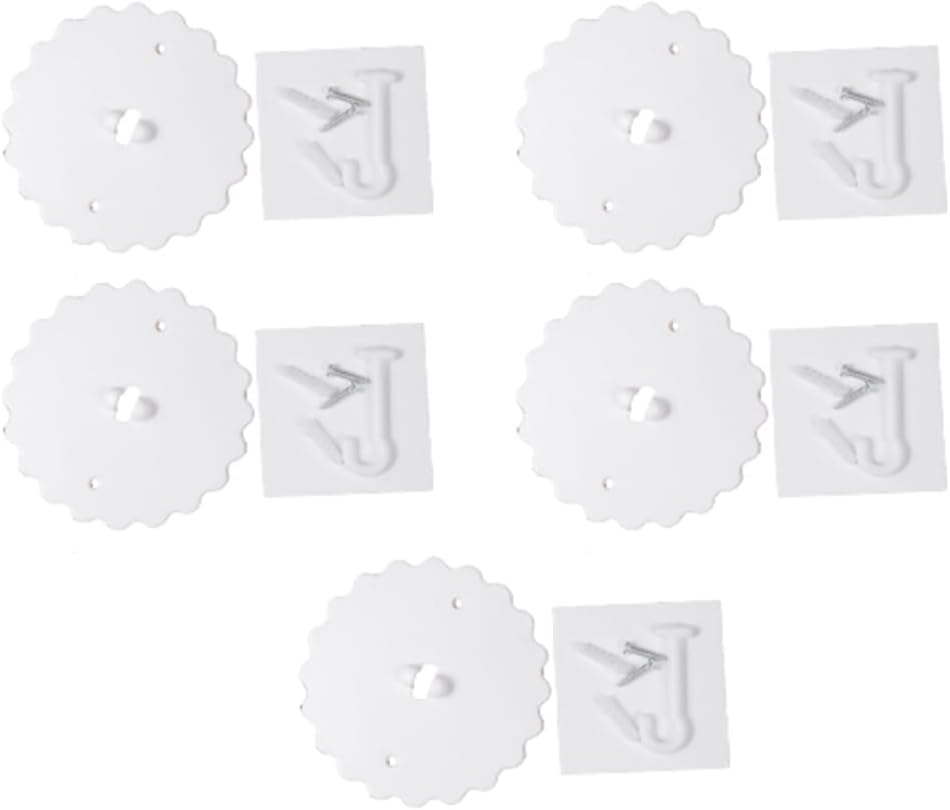 Crochets adhésifs pour moustiquaire et auvent, 7,8 cm, lot de 5
