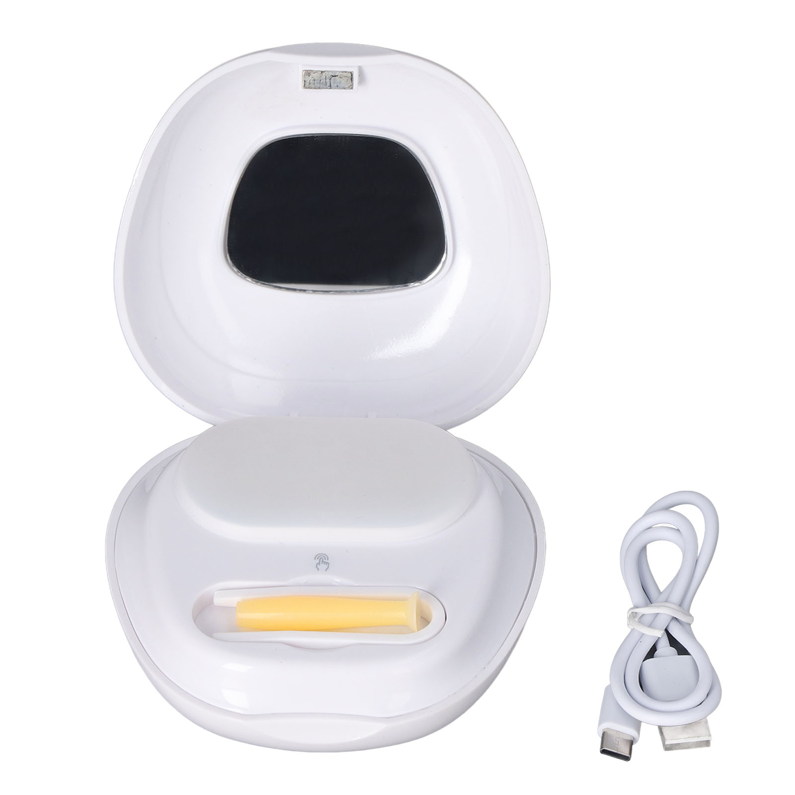 Nettoyeur ultrasonique pour lentilles de contact, IPX7 étanche, 60-78 kHz, 70 x 67 x 30 mm