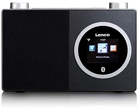 Lenco A003244 DIR 70 - tragbares Internetradio -DAB+Radio-RetroDigitalradio-WLAN-Bluetooth-2,4”Farbbildschirm-3WattRMS-4Senderspeicher-AppSteuerungviaAirMusic-Schwarz - Bild 4