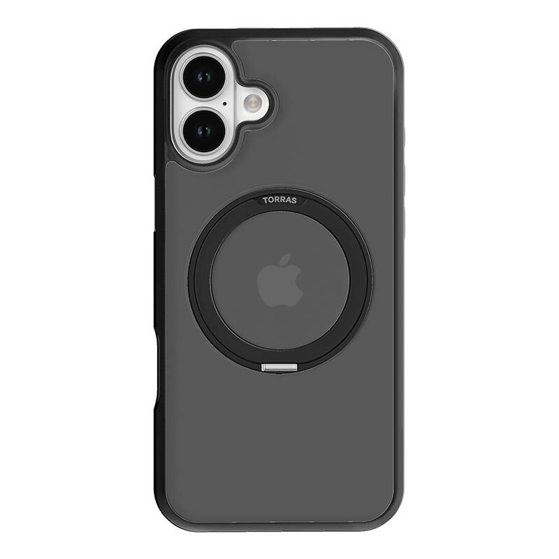 Torras Ostand Pro Hülle Für Iphone 16 (schwarz)