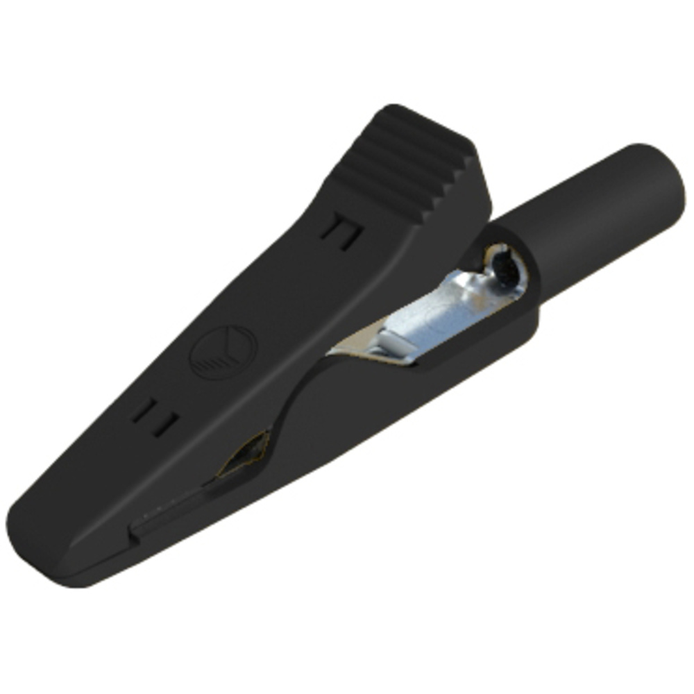 Sks Hirschmann Schwarz Ma 1 Miniatur-Abgreifklemme Klemmbereich Max.: 4 Mm Länge: 41.5 Mm 1 St.