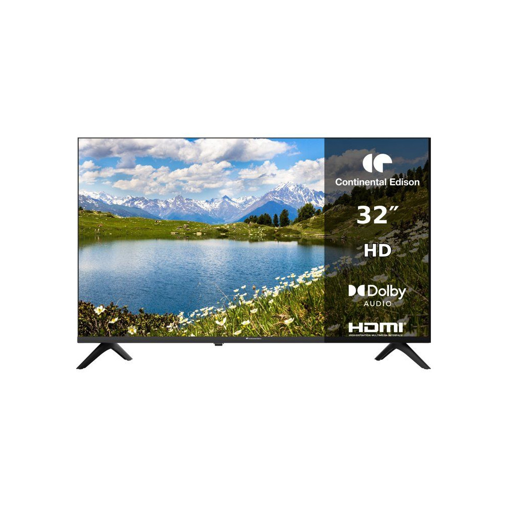 Continental Edison - Celed32hd26b7 - Led Hd Tv 32" (79 Cm) - Nicht Smart - 3Xhdmi, 2Xusb - Schwarz - Bild 3