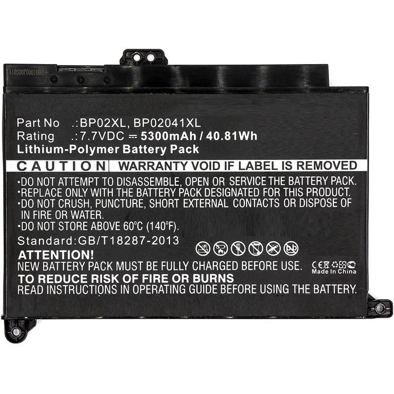 Microbattery Schwarz Coreparts Hp Laptop-Akku, Mbxhp-Ba0082